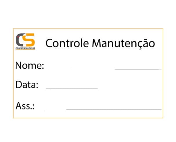 etiqueta Manutencao - Manutenção Preventiva